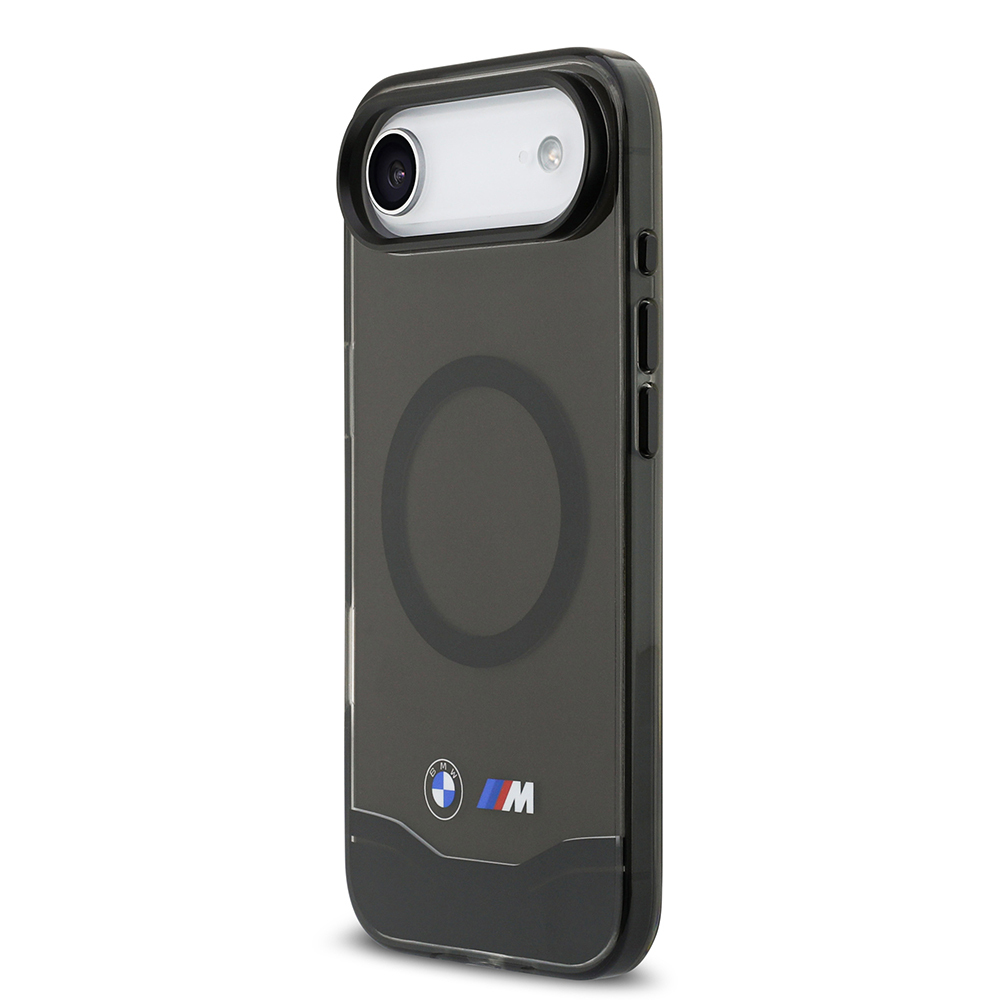 Apple iPhone 17 Air Case BMW Original Licensed M-Safe Charging Feature Metal Button Design Transparent M Design Cover - 3