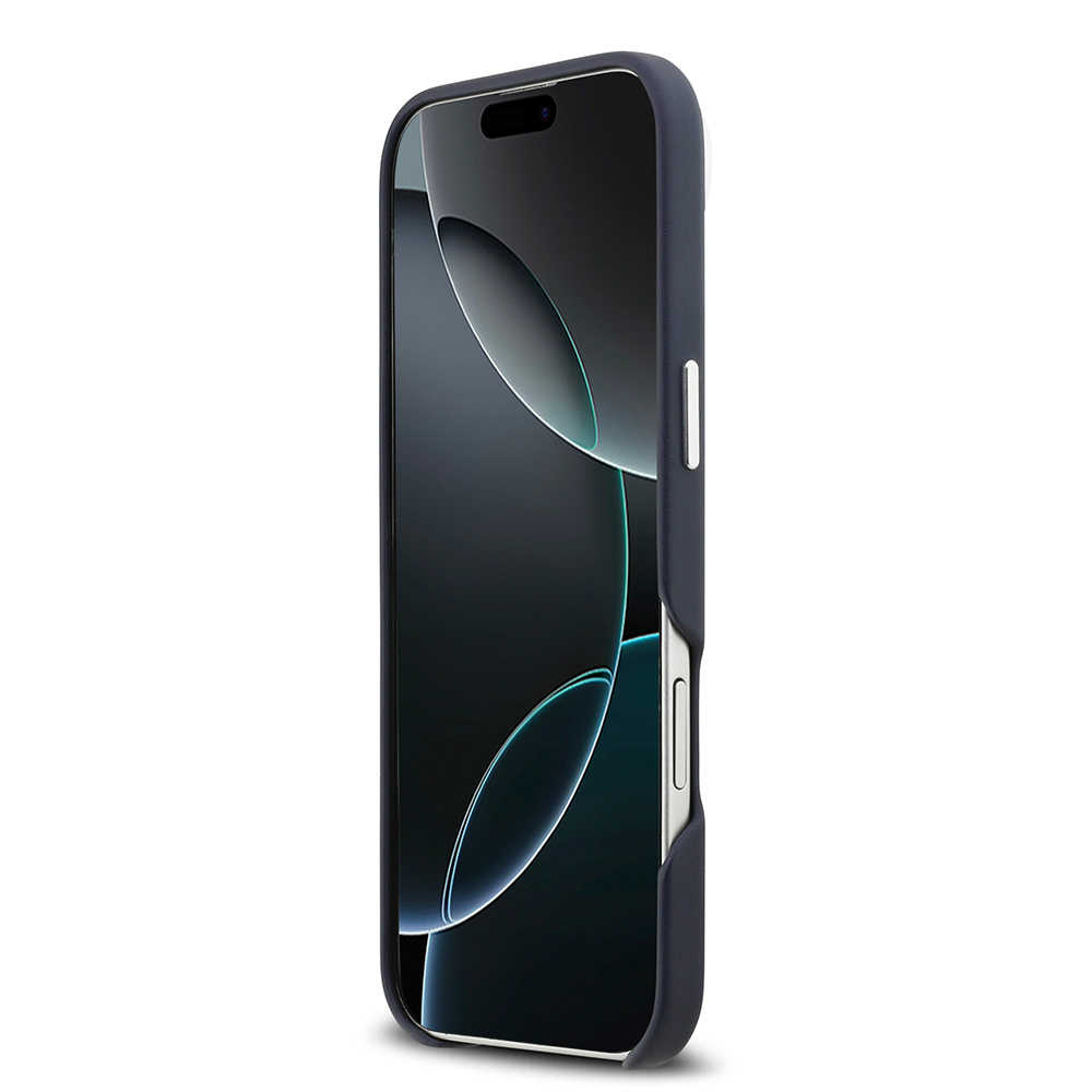 Apple iPhone 17 Air Case BMW Original Licensed M-Safe Charging Feature Metal Logo Full Cover Leather Cover - 7