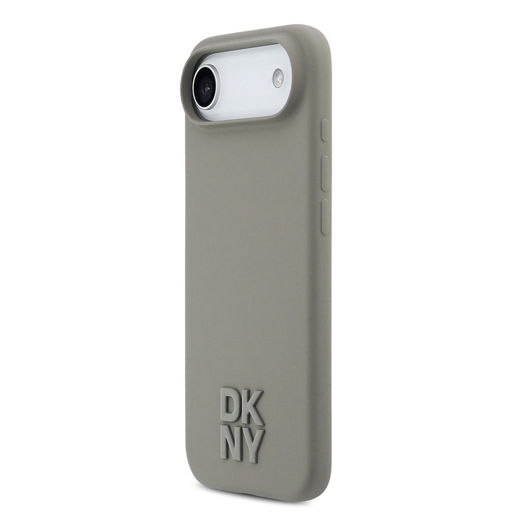 Apple iPhone 17 Air Case DKNY Original Licensed M-safe Charging Feature Metal Logo Silicone Cover - 11
