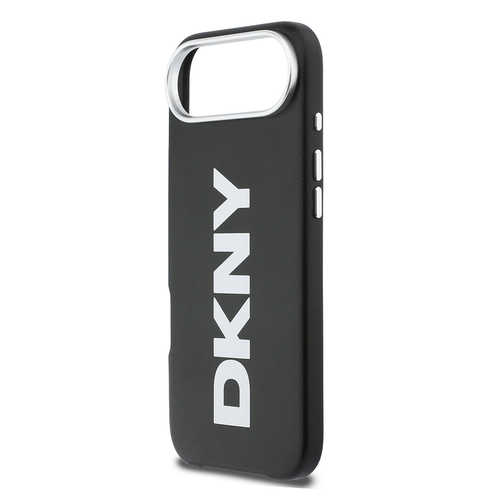 Apple iPhone 17 Air Case DKNY Original Licensed M-safe Charging Feature PU Large Vertical Logo Cover - 8