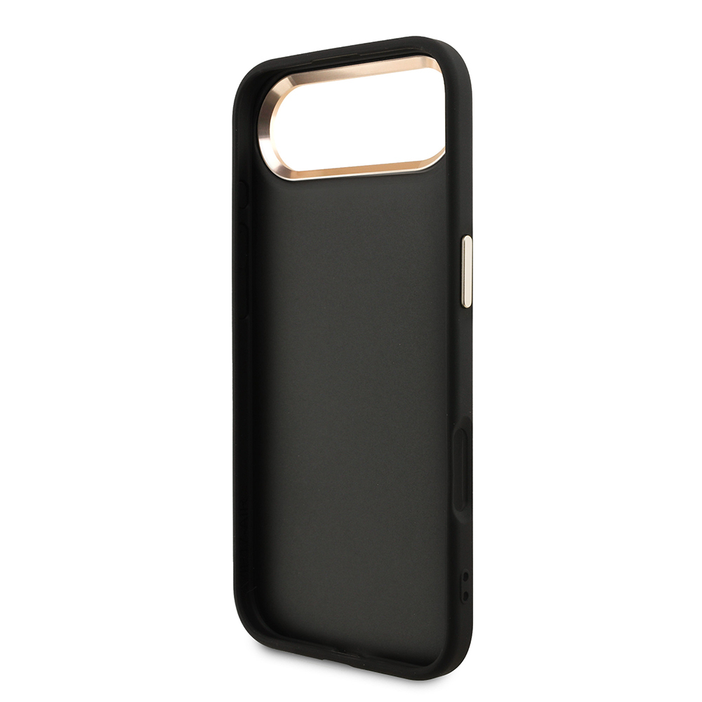 Apple iPhone 17 Air Case Guess Original Licensed 4G Glitter Cover with Large Metal Camera Frame and Logo - 9