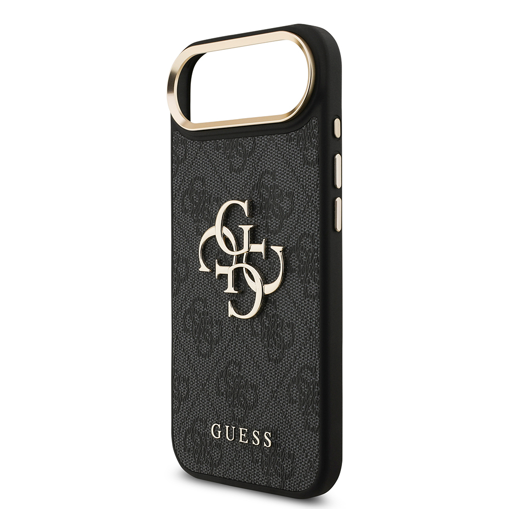 Apple iPhone 17 Air Case Guess Original Licensed 4G Large Metal Logo Thick Strap Cover - 9