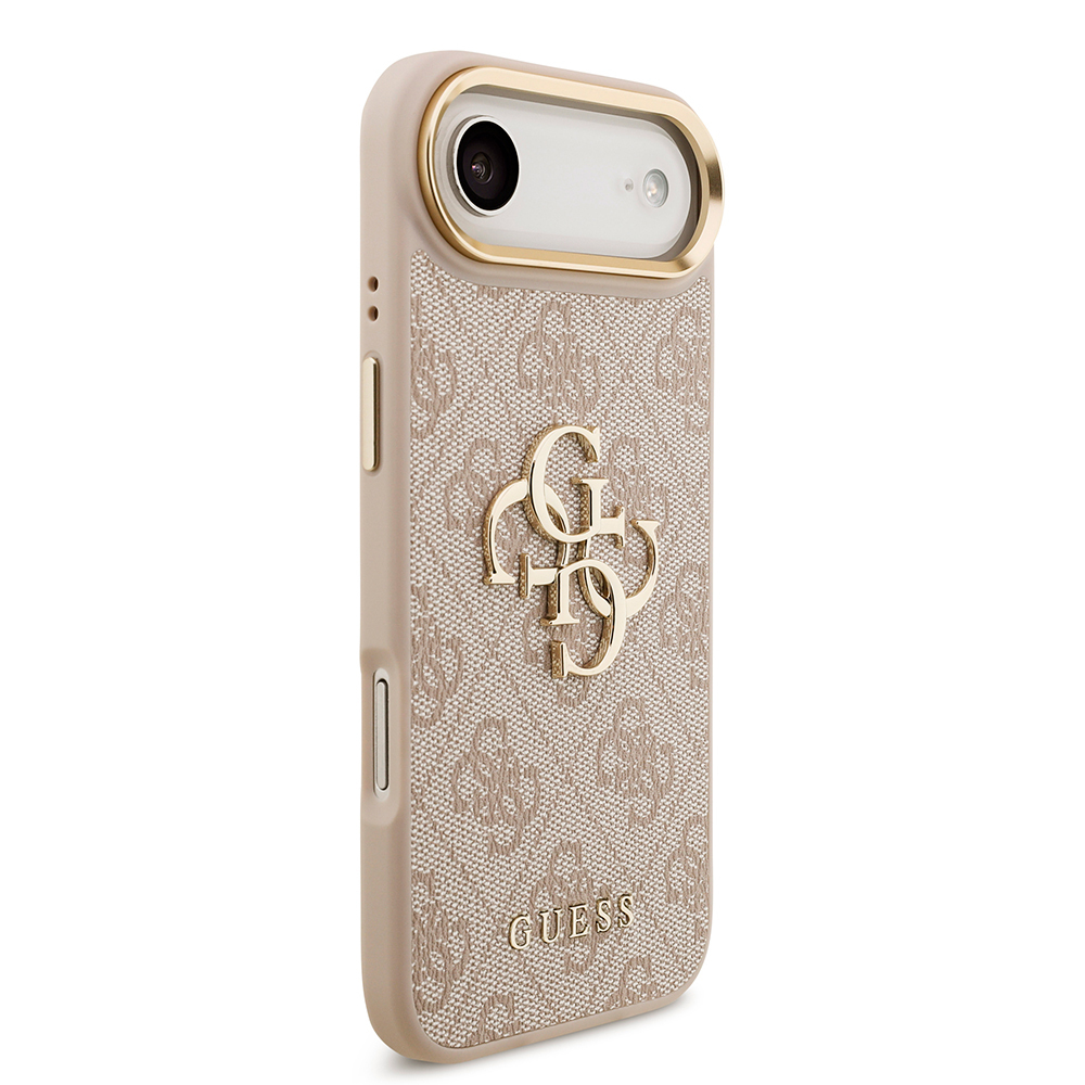 Apple iPhone 17 Air Case Guess Original Licensed 4G Large Metal Logo Thick Strap Cover - 13