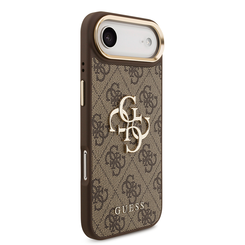Apple iPhone 17 Air Case Guess Original Licensed 4G Large Metal Logo Thick Strap Cover - 19