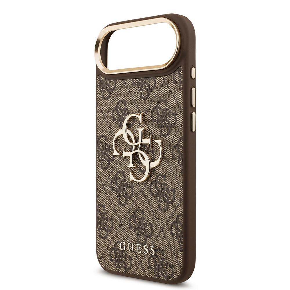 Apple iPhone 17 Air Case Guess Original Licensed 4G Large Metal Logo Thick Strap Cover - 21