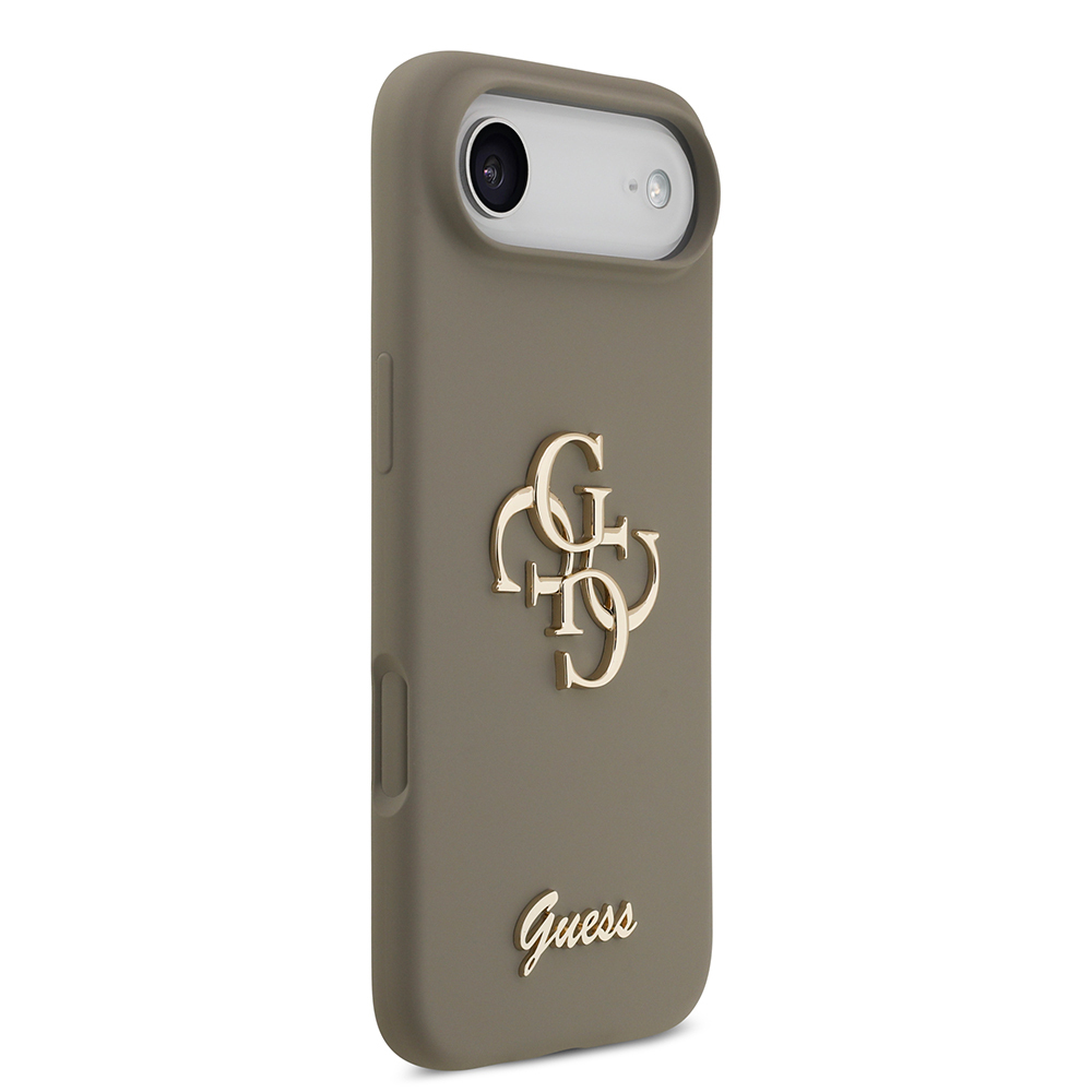 Apple iPhone 17 Air Case Guess Original Licensed Grained Text Logo Cover - 6