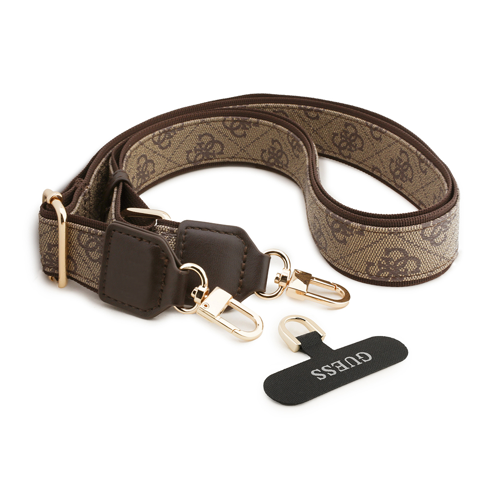 Apple iPhone 17 Air Case Guess Original Licensed M-safe Charging Case with Strap and 4G Logo Card Holder - 10