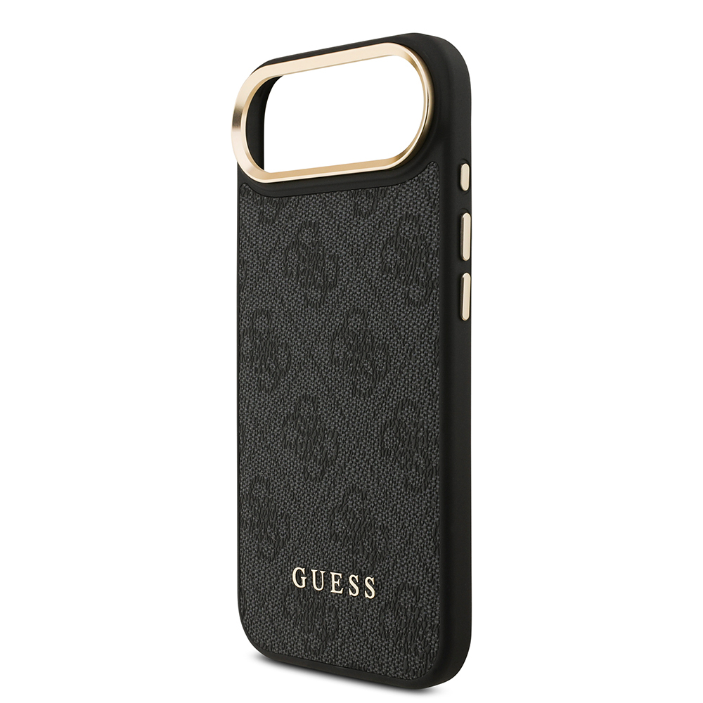 Apple iPhone 17 Air Case Guess Original Licensed M-safe Charging Case with Strap and 4G Logo Card Holder - 18