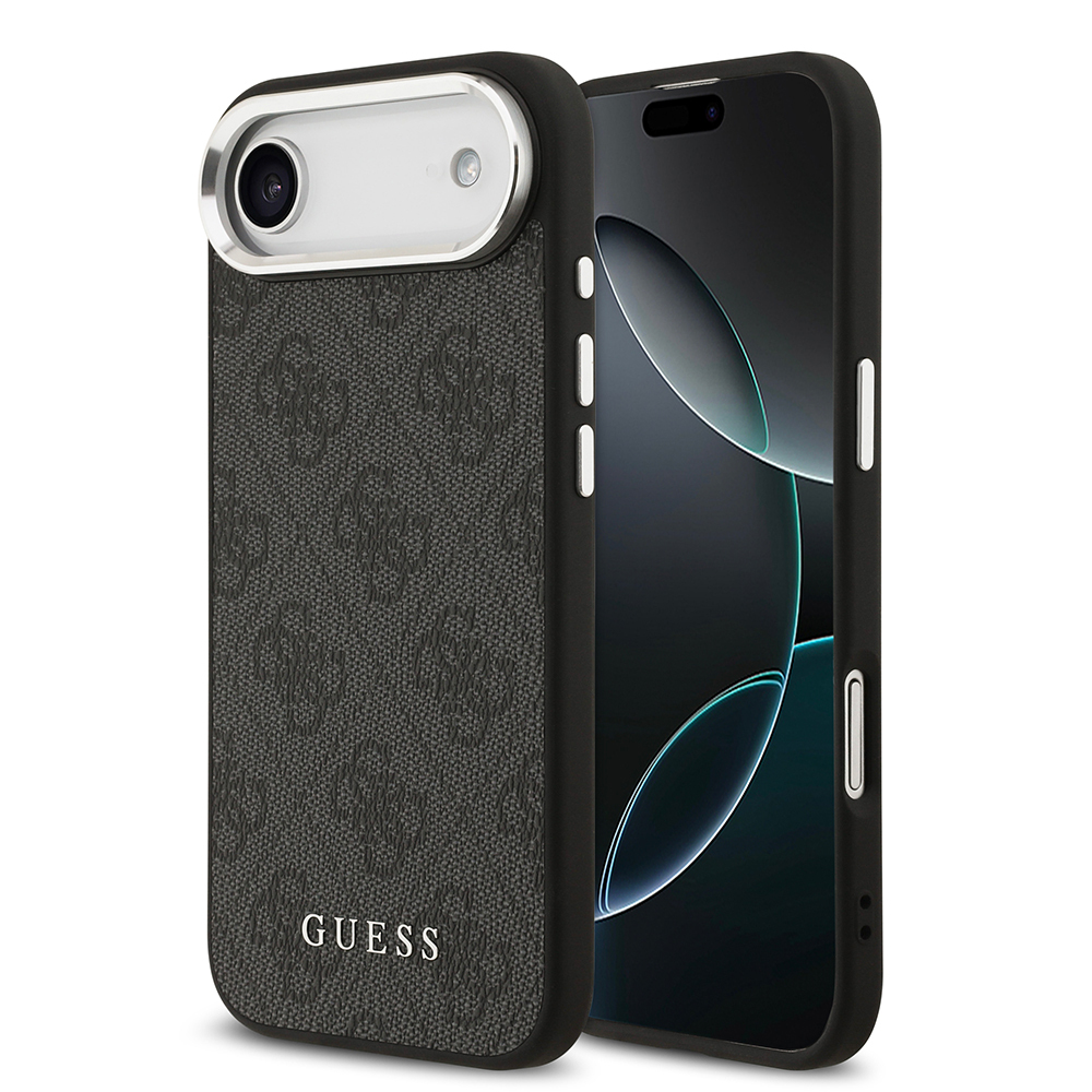 Apple iPhone 17 Air Case Guess Original Licensed M-safe Charging Feature 4G Classic Text Logo Cover - 3