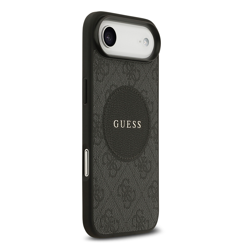 Apple iPhone 17 Air Case Guess Original Licensed M-safe Charging Feature Circle Classic Cover Text Logo - 13