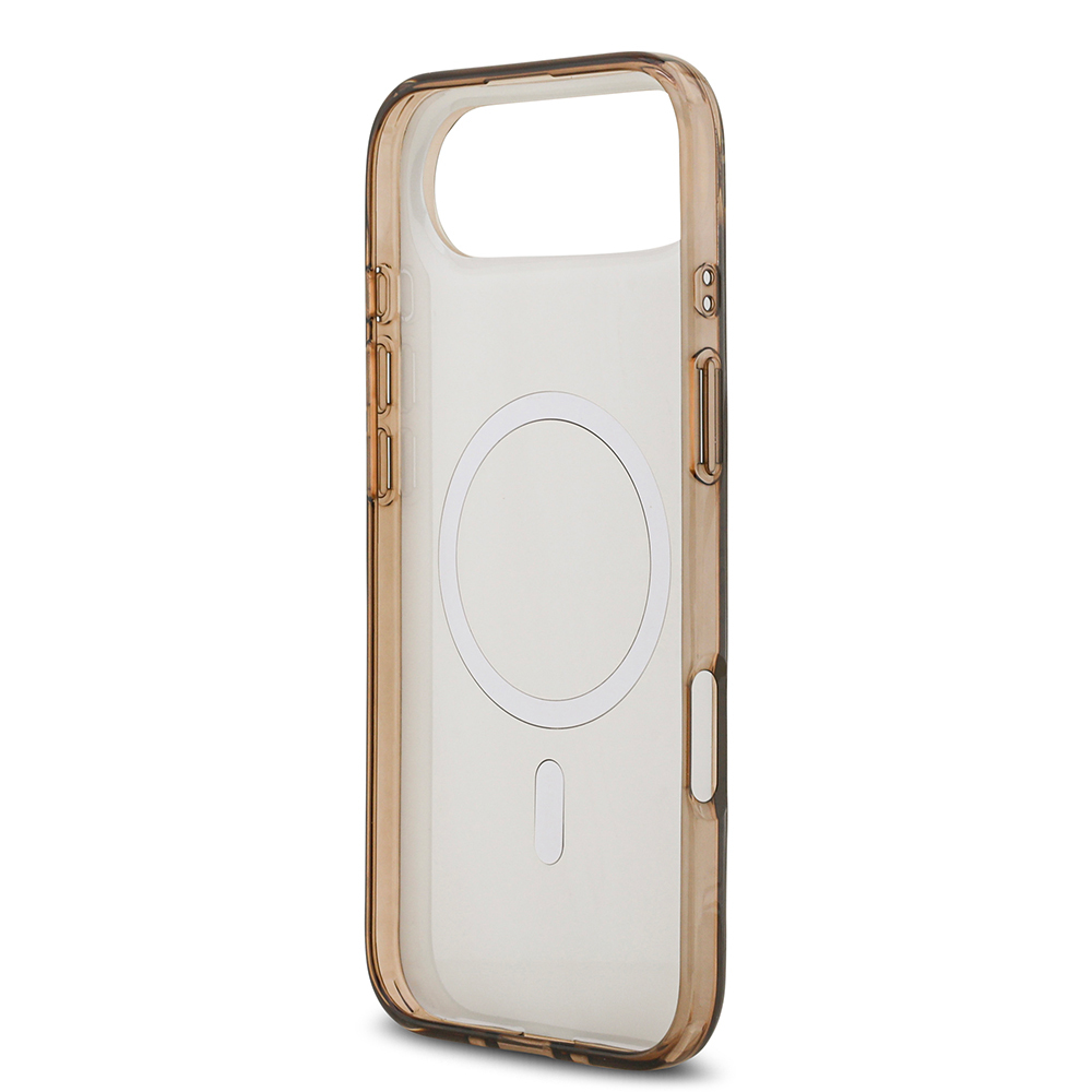 Apple iPhone 17 Air Case Guess Original Licensed M-Safe Charging Feature IML Printed Classic Logo 4G Patterned Cover - 9