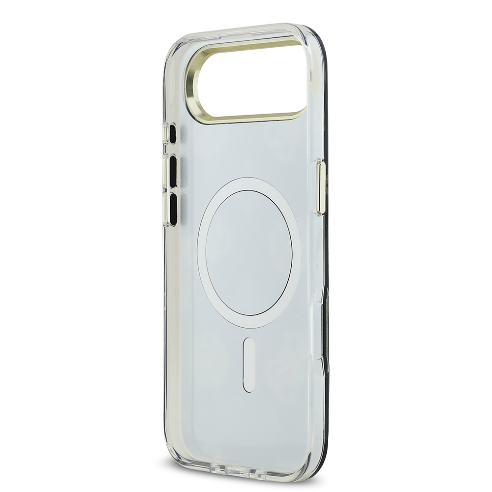 Apple iPhone 17 Air Case Guess Original Licensed Metal Camera Frame Glitter Mirror Cover - 16