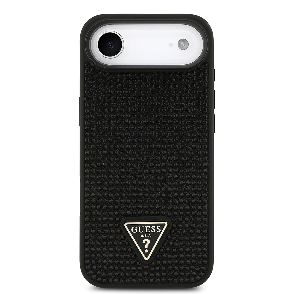 Apple iPhone 17 Air Case Guess Original Licensed Stone Back Triangle Logo Cover - 28
