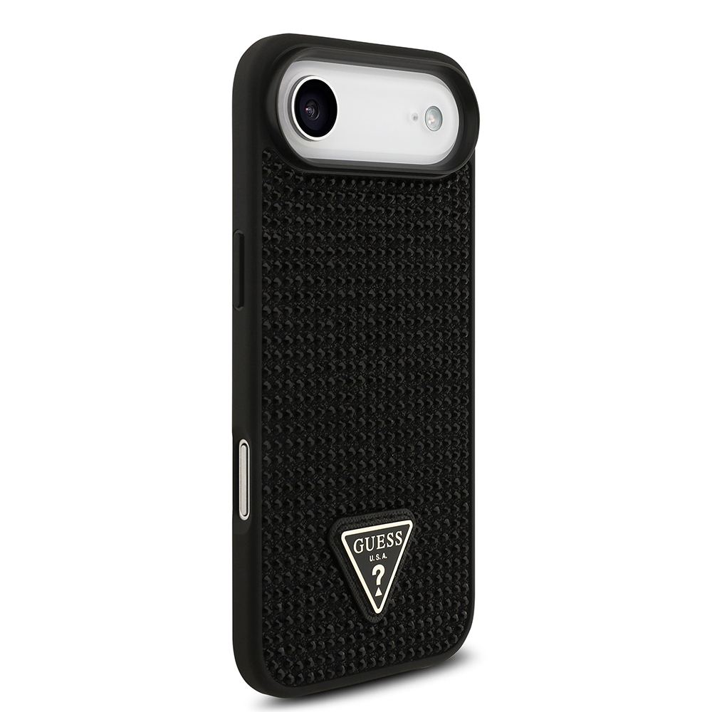 Apple iPhone 17 Air Case Guess Original Licensed Stone Back Triangle Logo Cover - 29