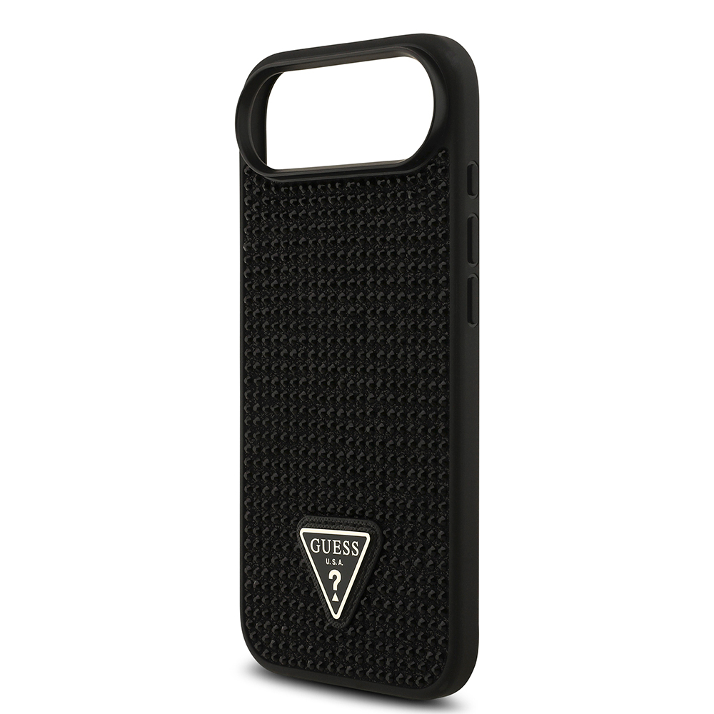 Apple iPhone 17 Air Case Guess Original Licensed Stone Back Triangle Logo Cover - 31