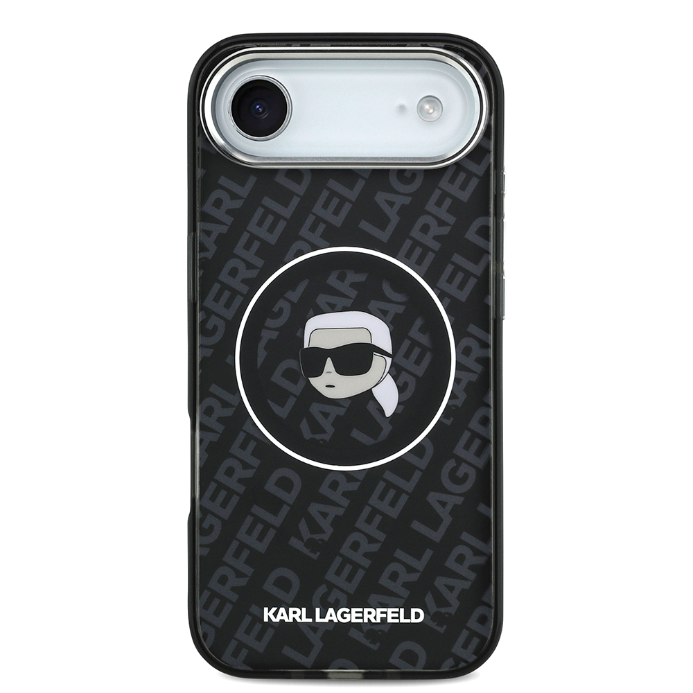 Apple iPhone 17 Air Case Karl Lagerfeld Original Licensed IML Printed KL Heads Cover - 4