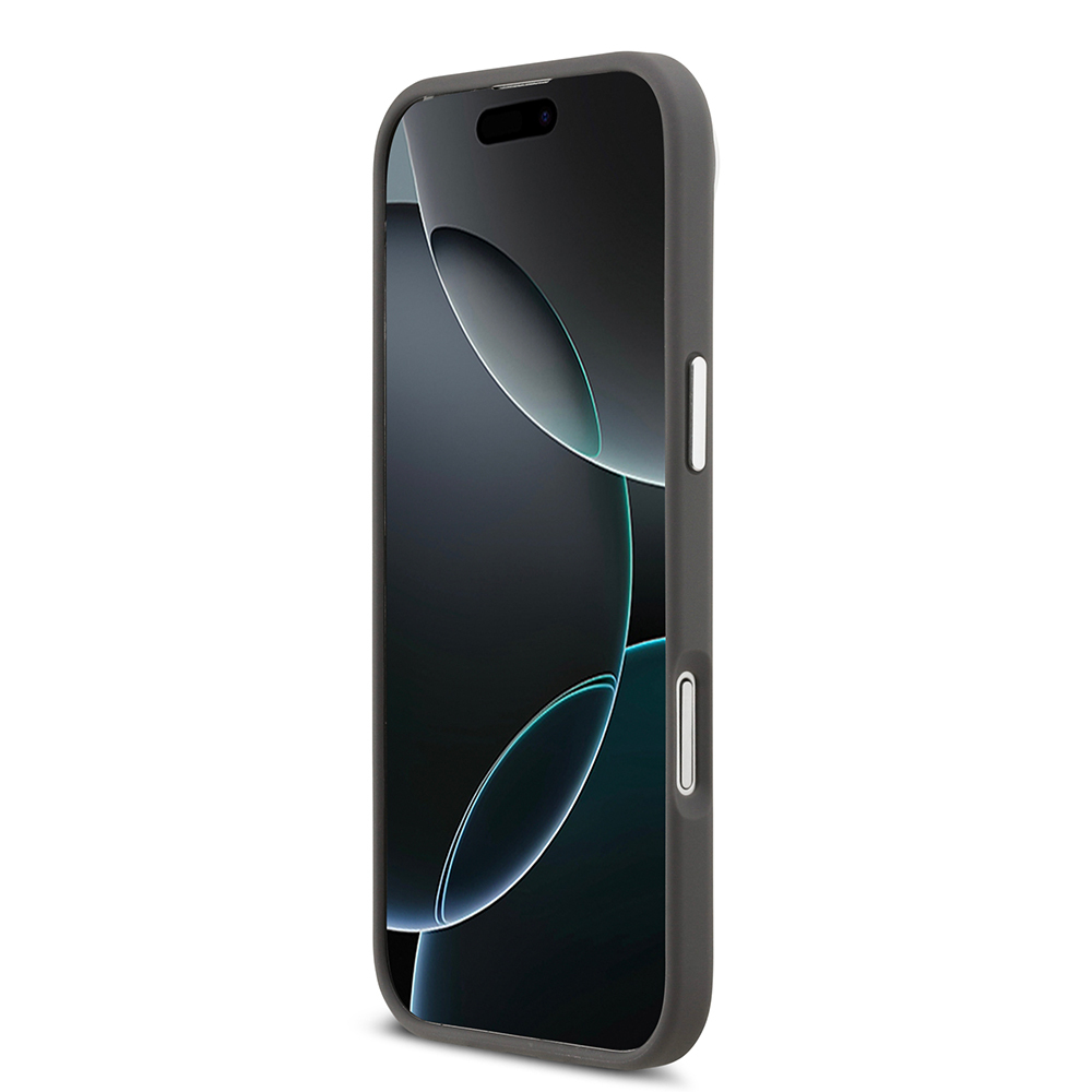 Apple iPhone 17 Air Case Karl Lagerfeld Original Licensed Metal Logo K&C Heads Pin Cover - 13