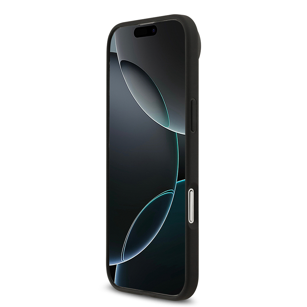 Apple iPhone 17 Air Case Lacoste Original Licensed M-Safe Charging Feature PU Leather Design Card Holder Mixed Monogram Pattern Cover - 6