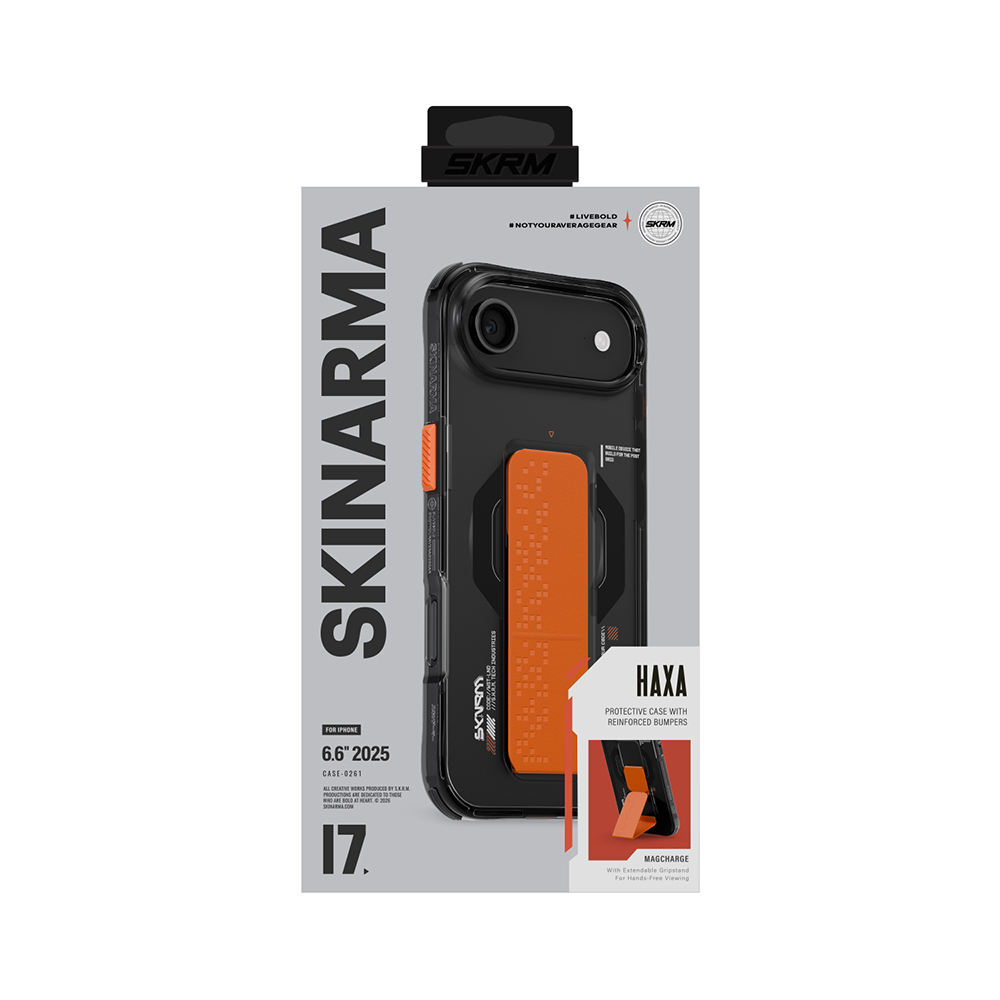 Apple iPhone 17 Air Case M-Safe Charging Feature Airbag Design Stand Skinarma Haxa Cover - 11