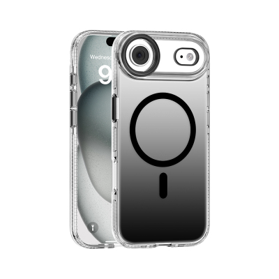 Apple iPhone 17 Air Case M-safe Charging Feature Anti-Yellowing Mutural Icesense Series Cover Black