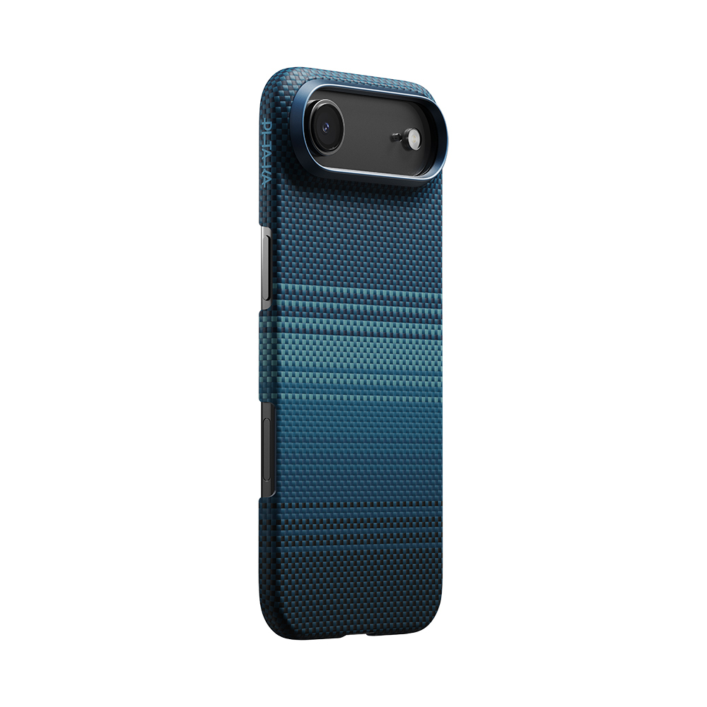 Apple iPhone 17 Air Case M-safe Charging Feature Aramid Fiber Pitaka Tactile Woven Sunset-Moonrise Series Sunset Cover - 8