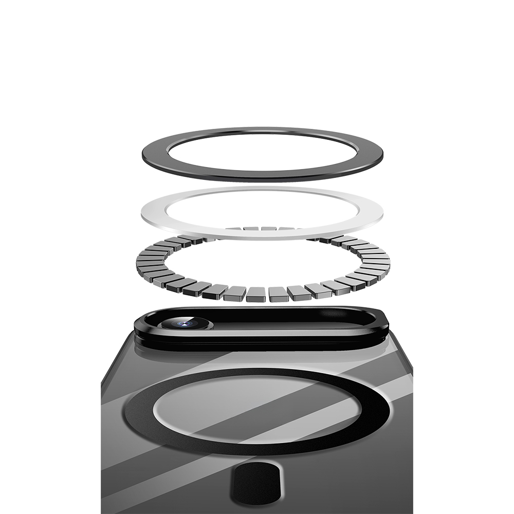 Apple iPhone 17 Air Case M-safe Charging Feature Legendary Cover Wlons Stand - 8