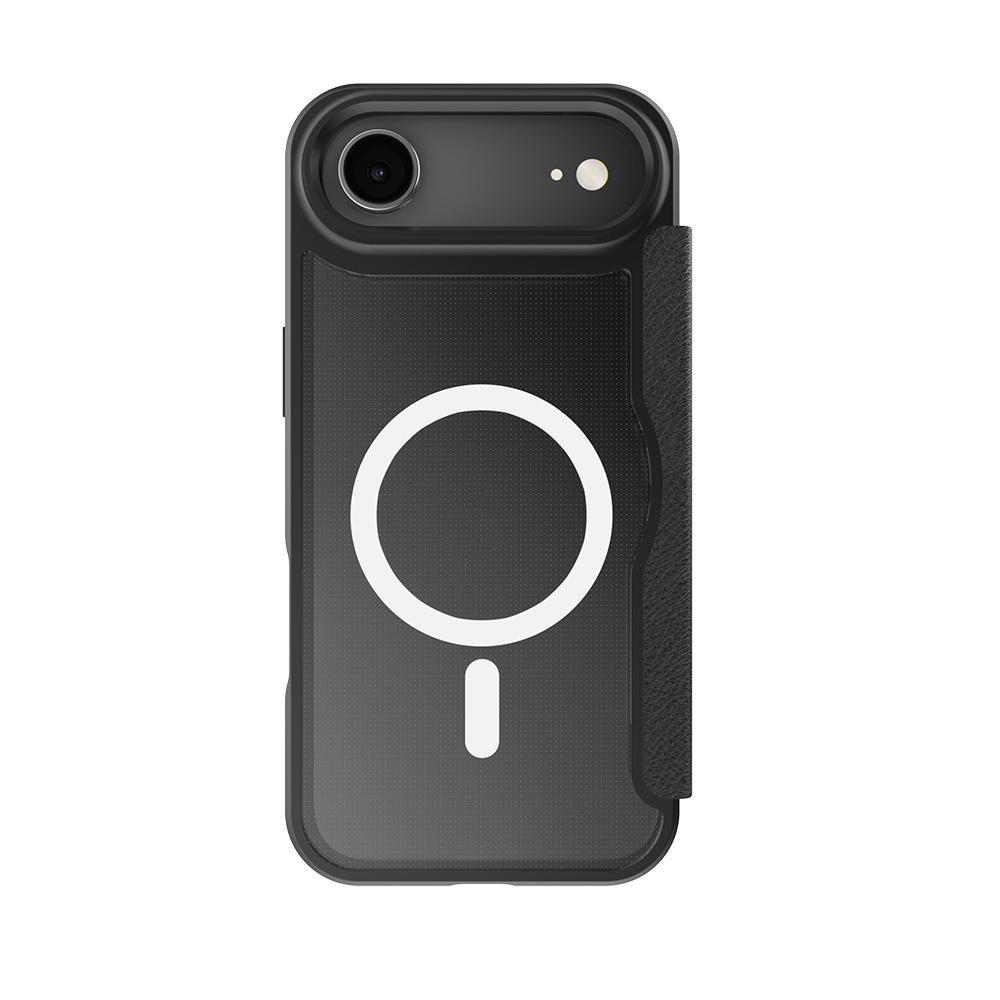Apple iPhone 17 Air Case M-Safe Charging Feature Raptic Air Folio Transparent Card Holder Cover Case - 10