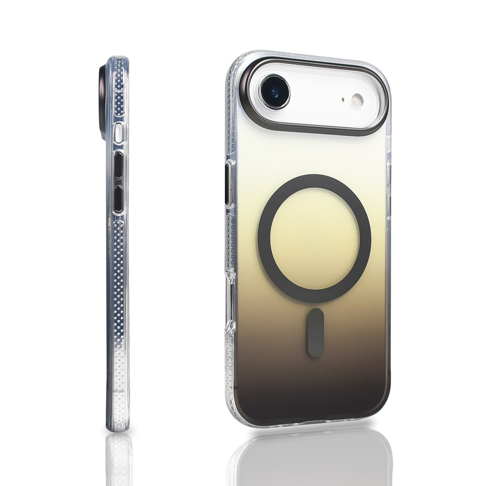 Apple iPhone 17 Air Case M-safe Charging Feature Transparent Color Transition Zore Toros Cover - 10
