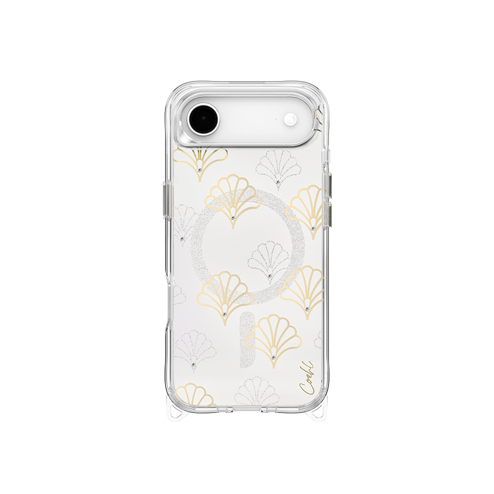 Apple iPhone 17 Air Case M-safe Charging Feature Transparent Patterned Back Surface Coehl Maree Cover - 1