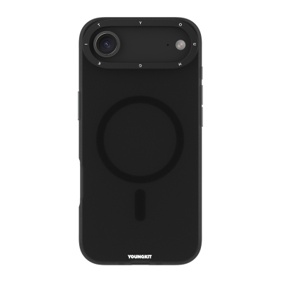 Apple iPhone 17 Air Case M-safe Charging Feature Youngkit Hidden Sand Series Cover Black