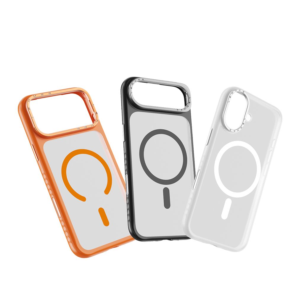 Apple iPhone 17 Air Case M-safe Charging Metal Camera Stand Lenyes CK226 PC Cover - 10