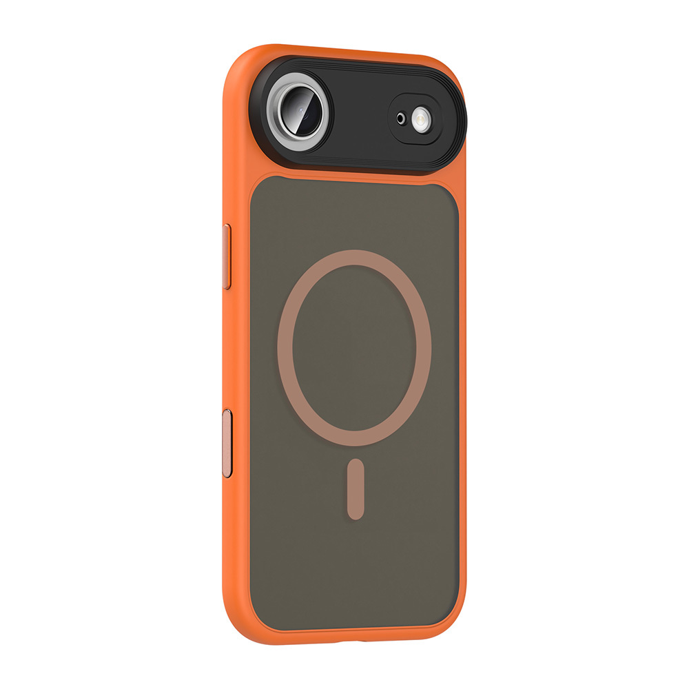 Apple iPhone 17 Air Case Matte Back Surface Wireless Charging Feature Zore Flet M-safe Cover - 12