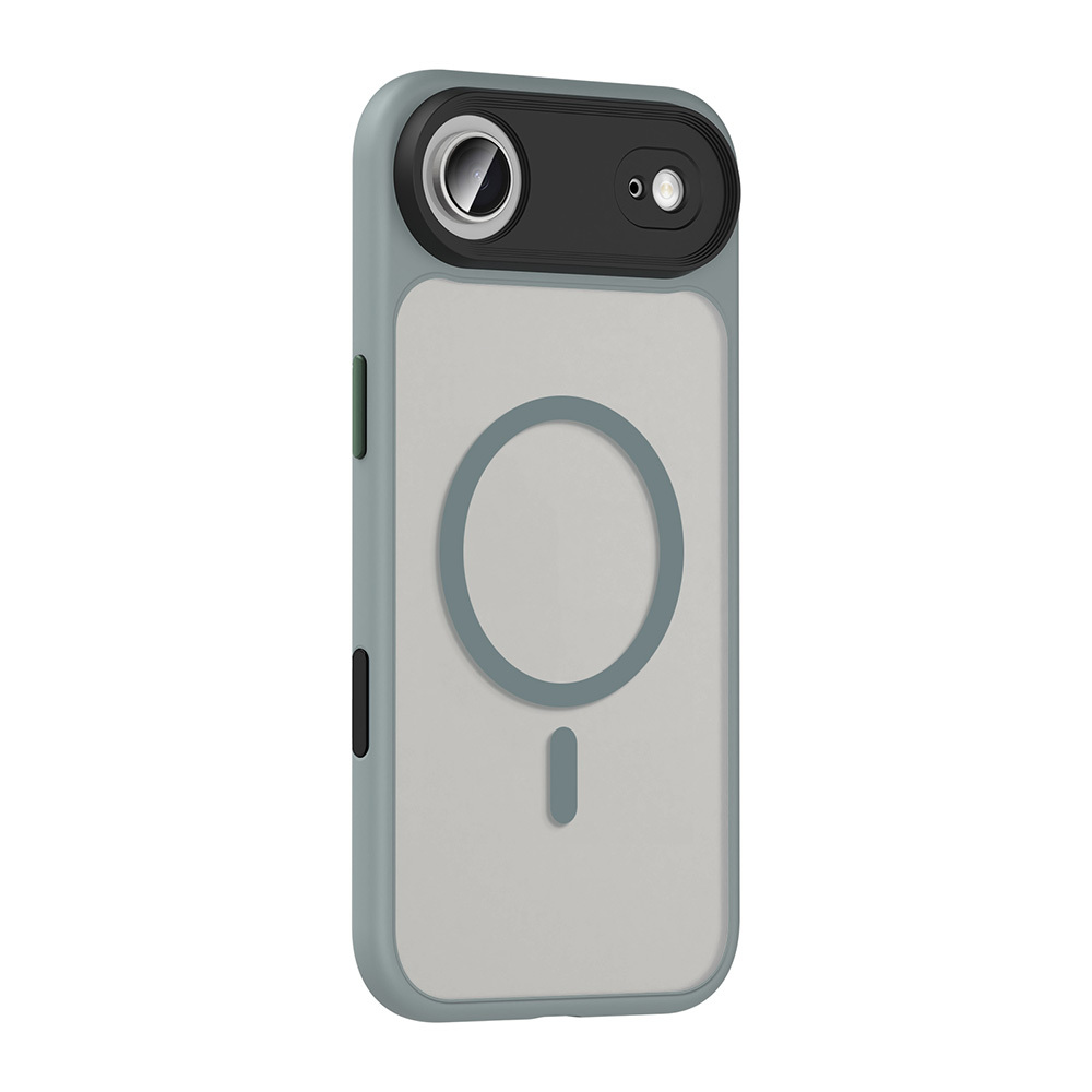 Apple iPhone 17 Air Case Matte Back Surface Wireless Charging Feature Zore Flet M-safe Cover - 15