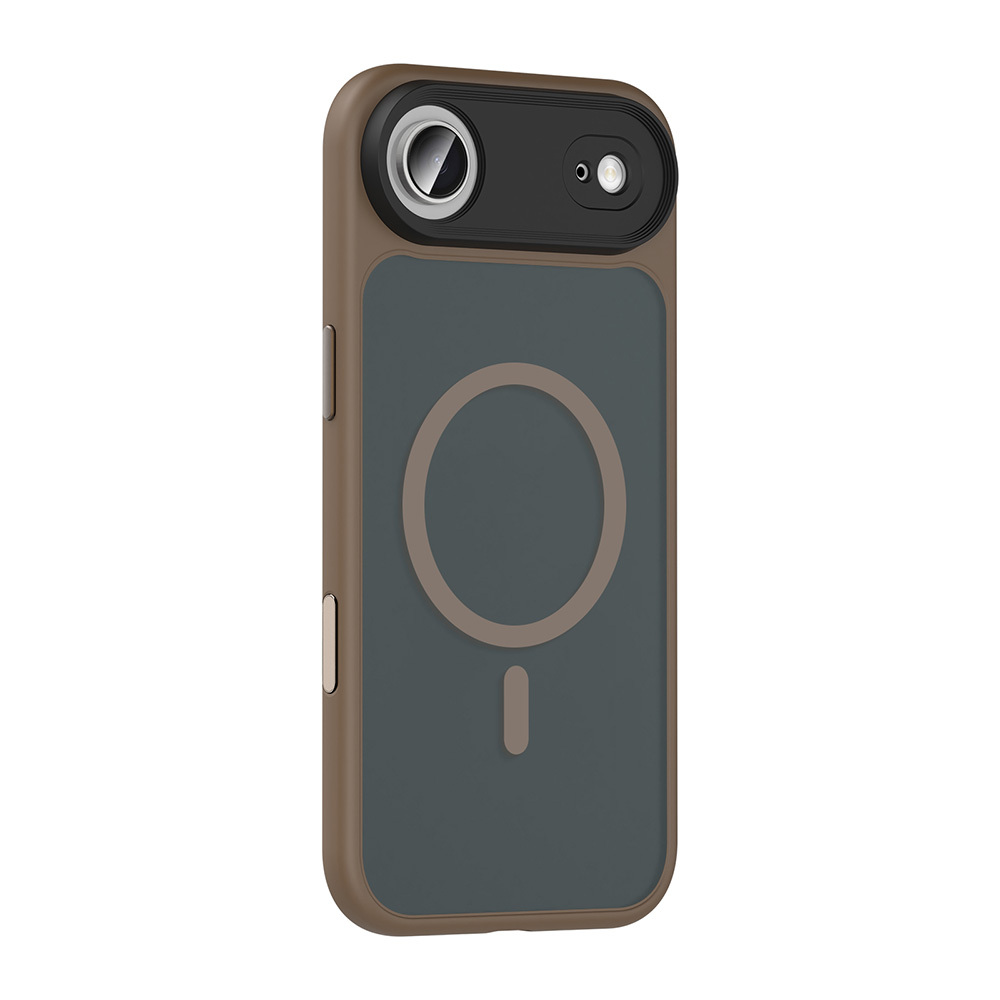 Apple iPhone 17 Air Case Matte Back Surface Wireless Charging Feature Zore Flet M-safe Cover - 7