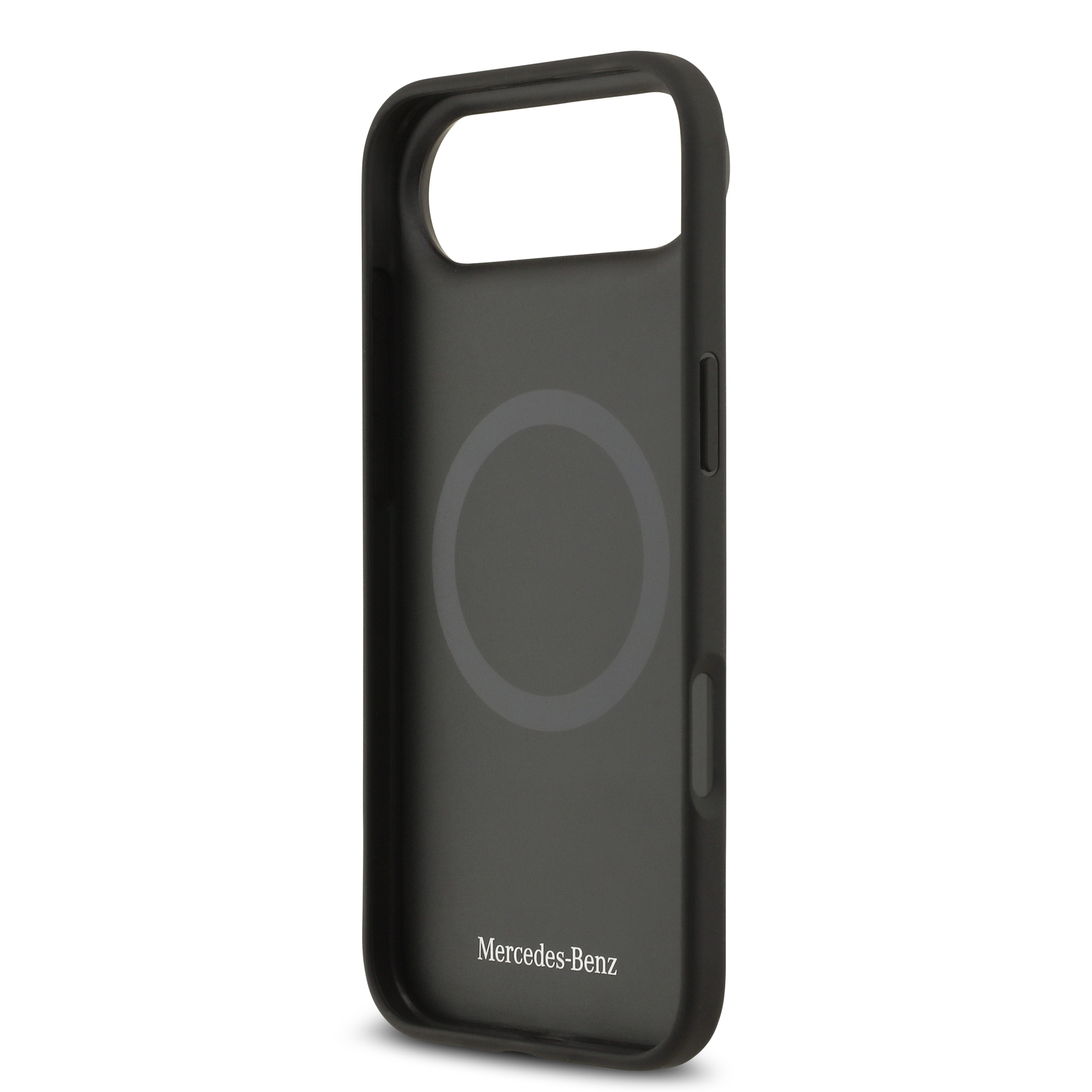 Apple iPhone 17 Air Case Mercedes Benz Original Licensed M-Safe Charging Feature Textured Patterned Leather Cover - 16