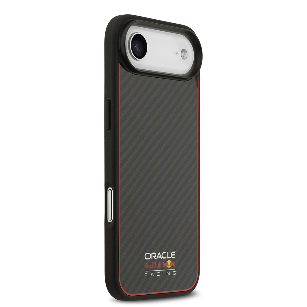 Apple iPhone 17 Air Case Redbull Original Licensed M-safe Charging Feature Carbon Fiber Shining Logo Kevlar Cover - 6