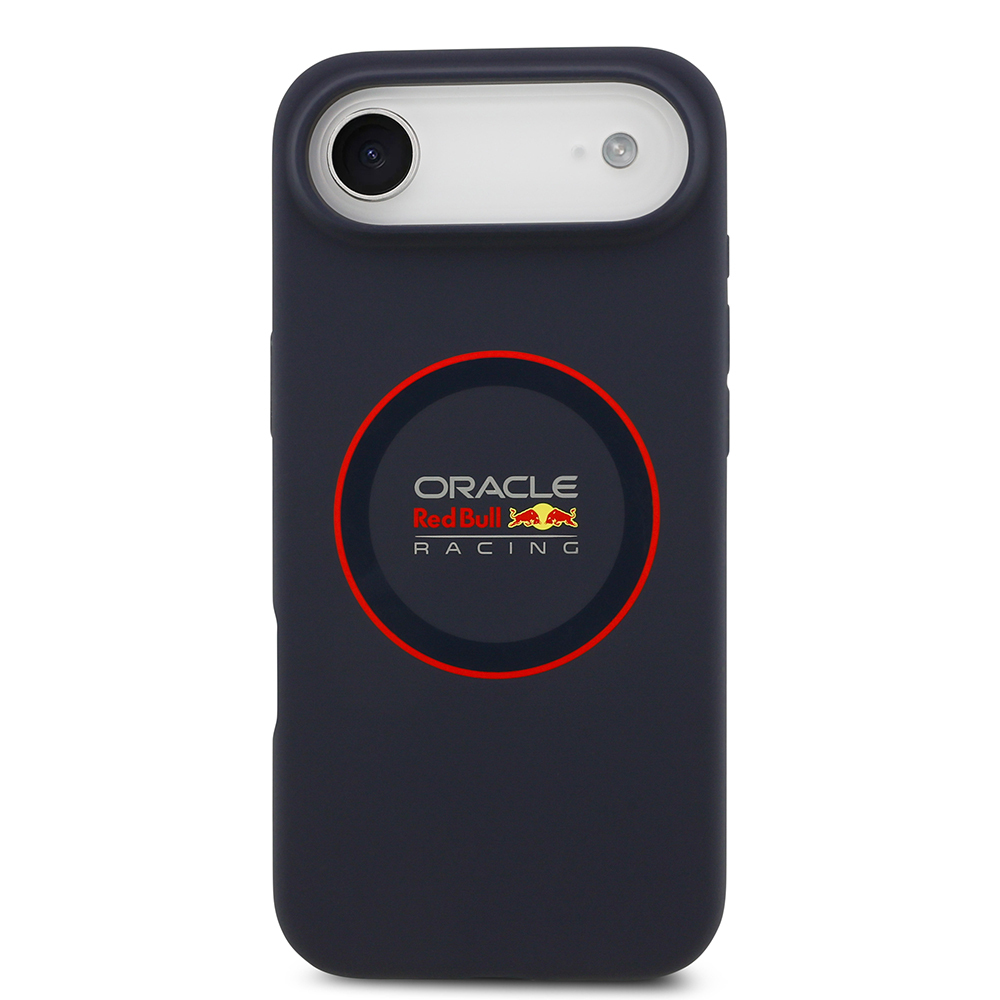Apple iPhone 17 Air Case Redbull Original Licensed M-safe Charging Feature Red Ring and Logo Silicone Cover - 4