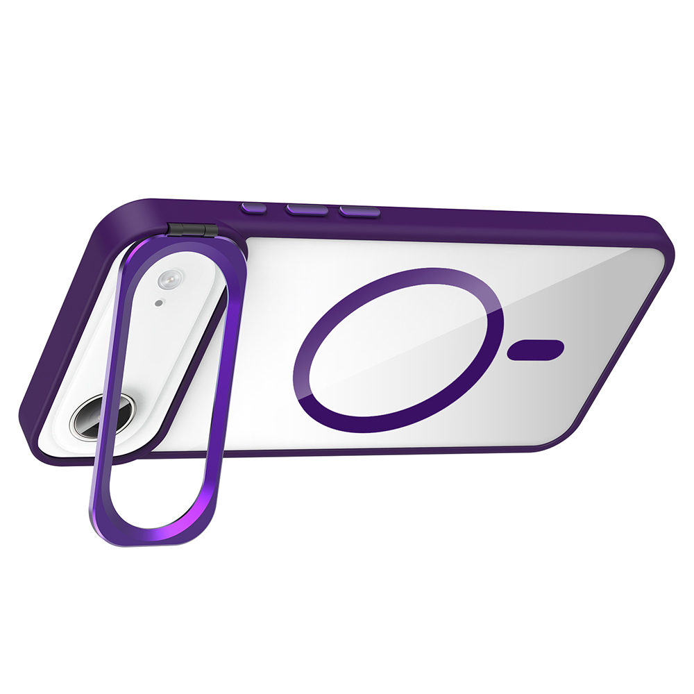 Apple iPhone 17 Air Case with Stand and Camera Lens Gift Zore Etro Cover with M-Safe Charging Function - 19