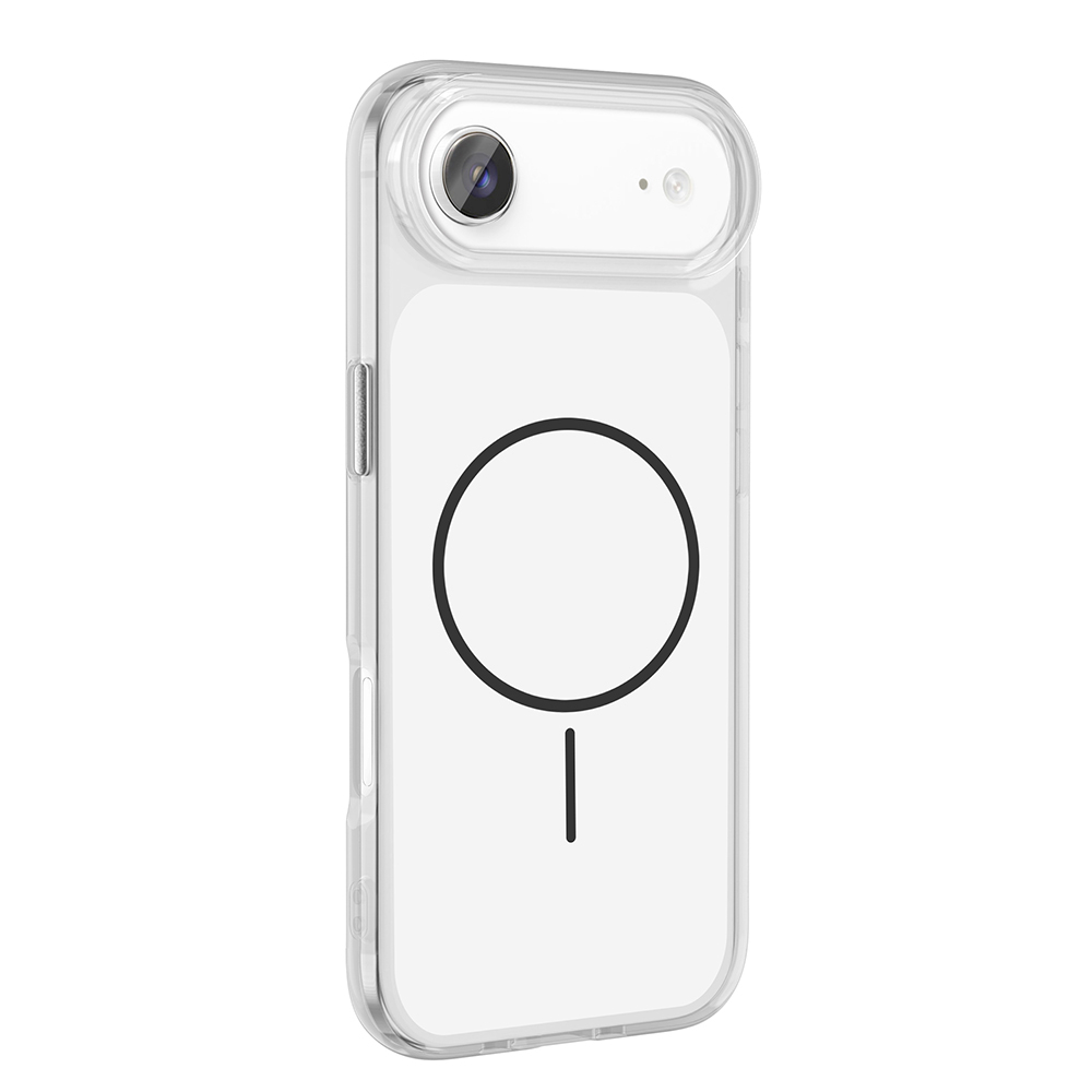 Apple iPhone 17 Air Case Zore Iconic Hard Silicone Cover with Metal Button Design and M-Safe Charging Feature - 9