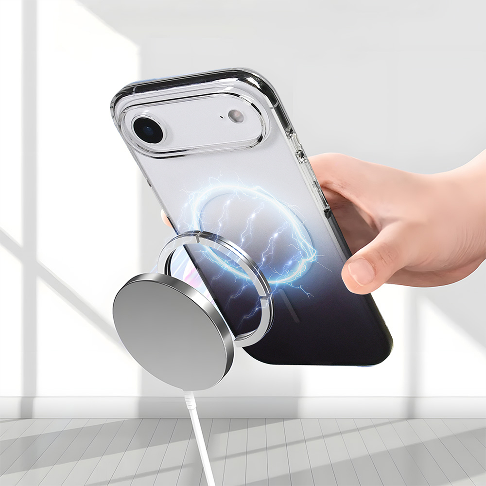 Apple iPhone 17 Air Case Zore Septic Silicone Cover M-Safe Charging Feature - 19