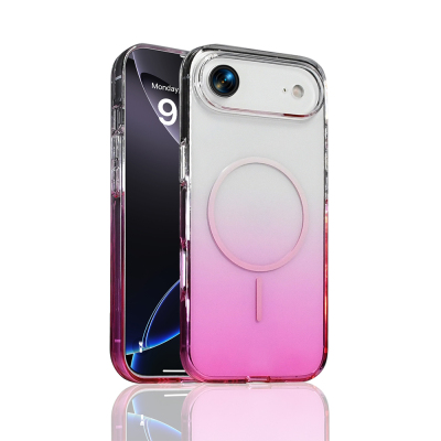 Apple iPhone 17 Air Case Zore Septic Silicone Cover M-Safe Charging Feature Purple