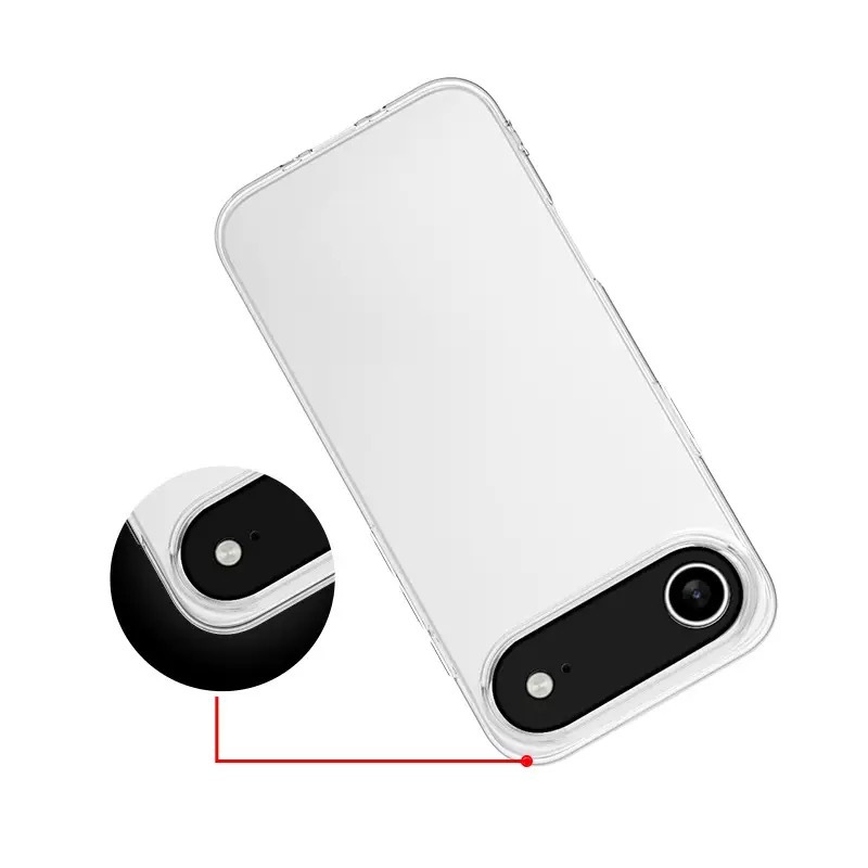 Apple iPhone 17 Air Case Zore Super Silicone Cover - 6