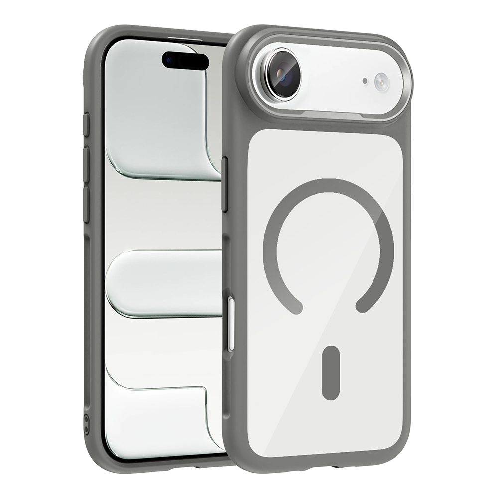 Apple iPhone 17 Air Case Zore Tiko Cover Metal Camera Frame and M-Safe Charging Function - 5