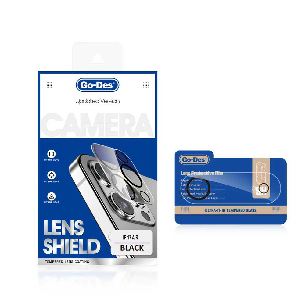 Apple iPhone 17 Air Go Des Lens Shield CL-14 Kamera Lens Koruyucu - 1