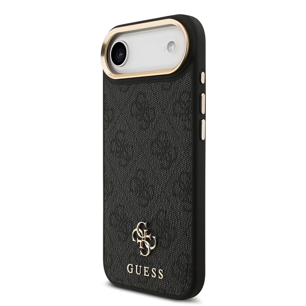 Apple iPhone 17 Air Guess Original Licensed 4G and Text Logo Case + Screen Protector + Lens Protector 3-in-1 Accessory Set - 6
