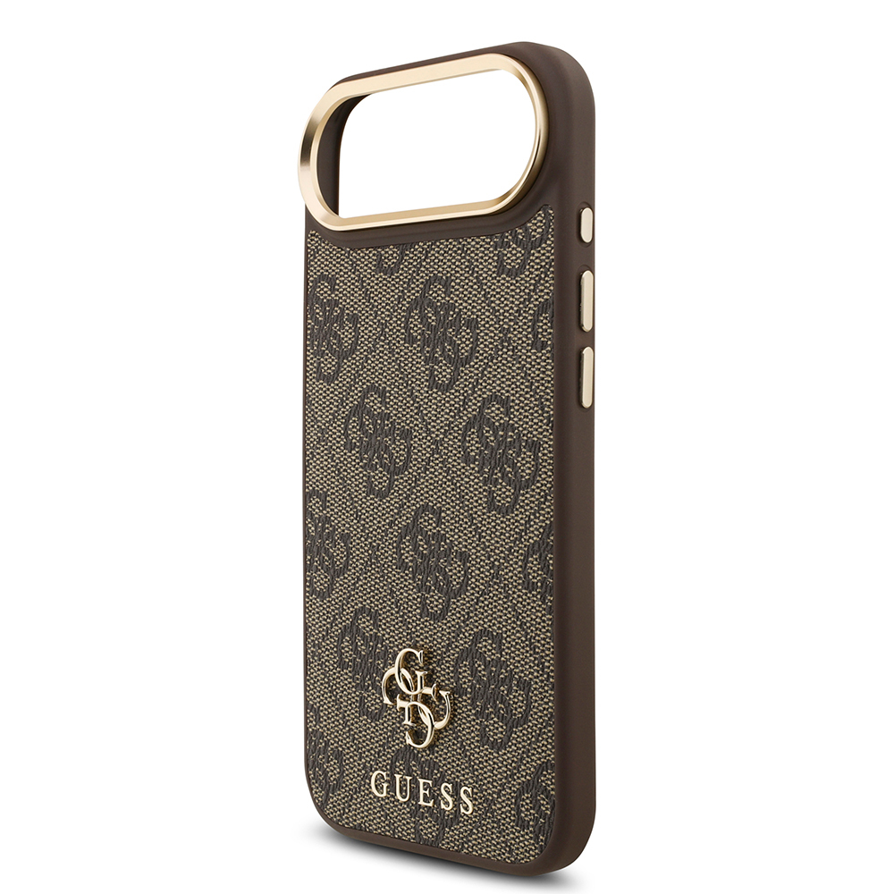 Apple iPhone 17 Air Guess Original Licensed 4G and Text Logo Case + Screen Protector + Lens Protector 3-in-1 Accessory Set - 18