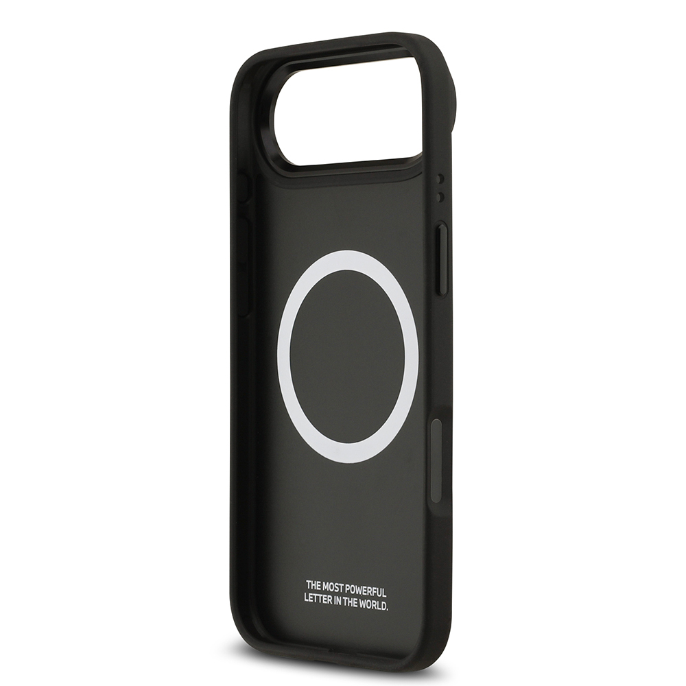 Apple iPhone 17 Air Kılıf BMW Orjinal Lisanslı M-safe Şarj Özellikli Metal BMW ve M Logolu PU Karbon Tasarımlı Kapak - 16