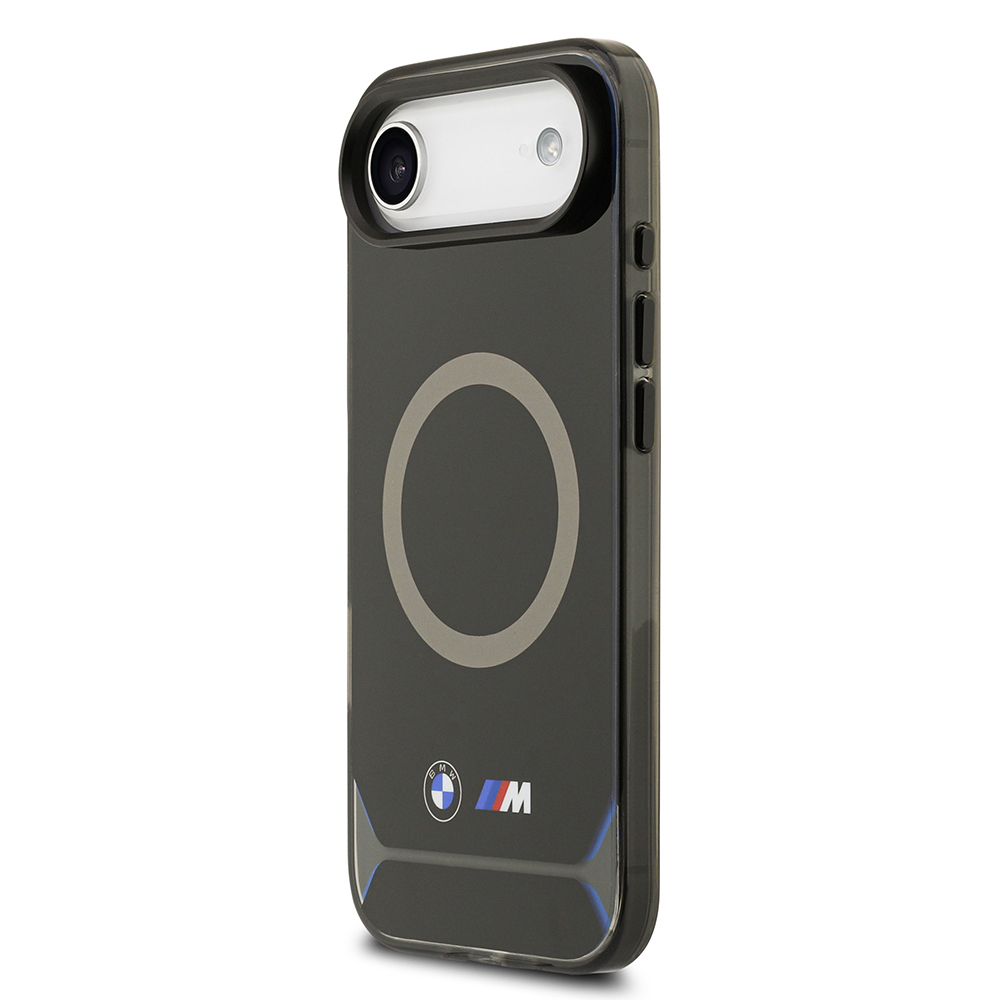 Apple iPhone 17 Air Kılıf BMW Orjinal Lisanslı M-safe Şarj Özellikli Metal Buton Tasarımlı IML Baskılı M Dizayn Kapak - 3