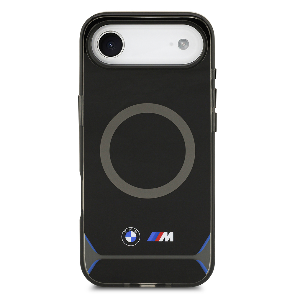 Apple iPhone 17 Air Kılıf BMW Orjinal Lisanslı M-safe Şarj Özellikli Metal Buton Tasarımlı IML Baskılı M Dizayn Kapak - 4
