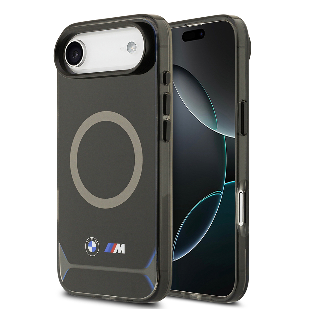 Apple iPhone 17 Air Kılıf BMW Orjinal Lisanslı M-safe Şarj Özellikli Metal Buton Tasarımlı IML Baskılı M Dizayn Kapak - 2
